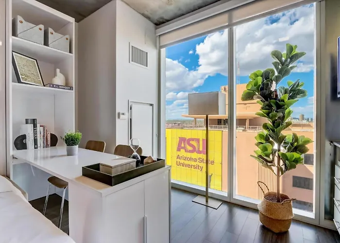 Apartment Boulevard Highrise Stu Sky Pool Parking Gym 35 Phoenix